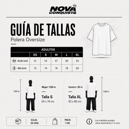 Polera oversize premium Nova Conquista - vista 3