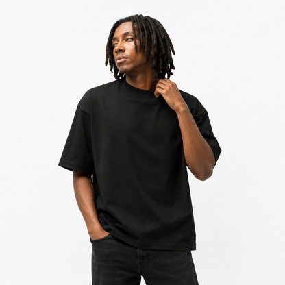 Polera Oversize (black/white)
